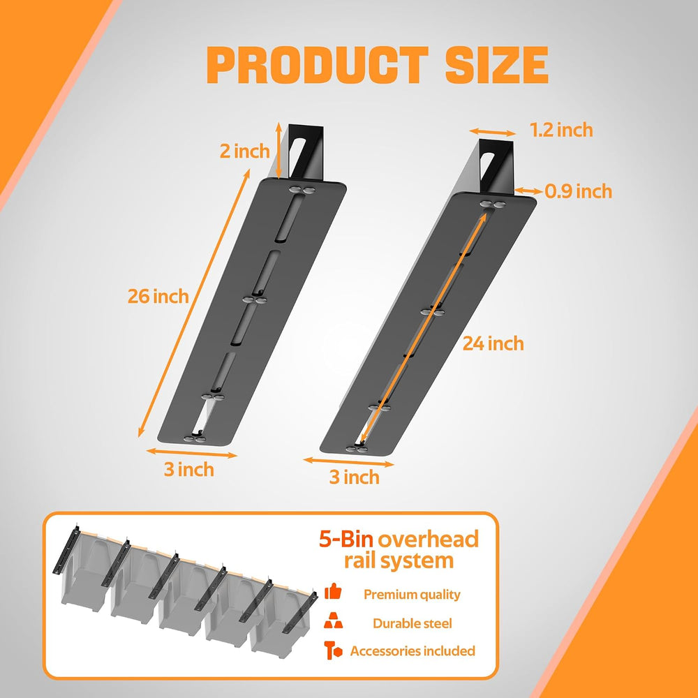 Overhead Garage Storage Rack, Heavy Duty Ceiling Storage Rack