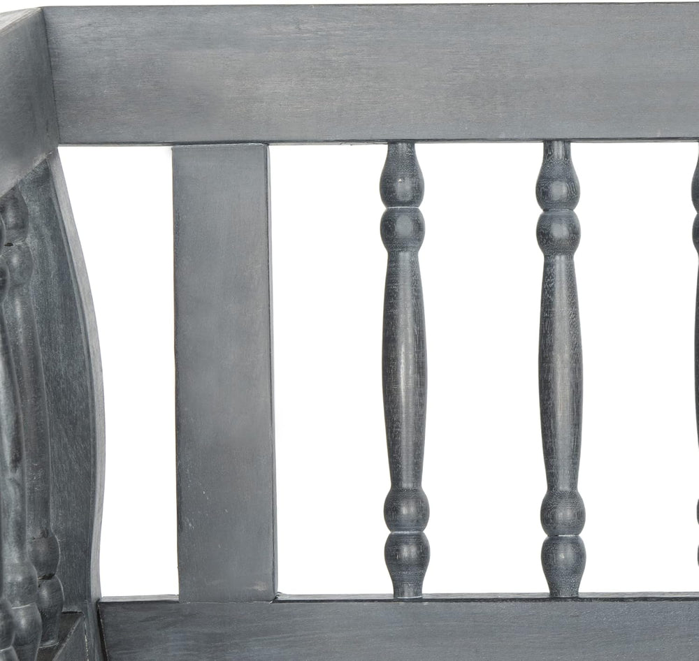 SAFAVIEH Outdoor Brentwood Wood Bench, 72.1" Ash Grey PAT6732B