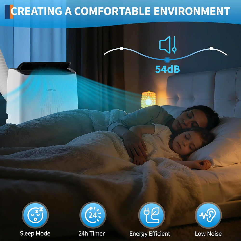 14,000 BTU Portable Air Conditioner, 4-IN-1 Portable AC Unit for Large Rooms ...
