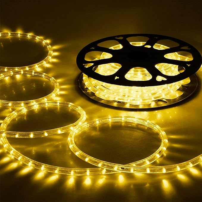 150ft LED Rope Lights Outdoor, 1080 LED Connectable and Flexible Tube Lights ...