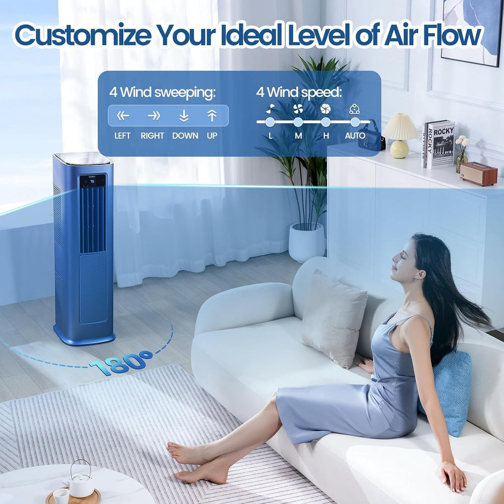 AIRPLUS Smart Portable Air Conditioner, 12,000 BTU Cooling/Heating Air Condit...
