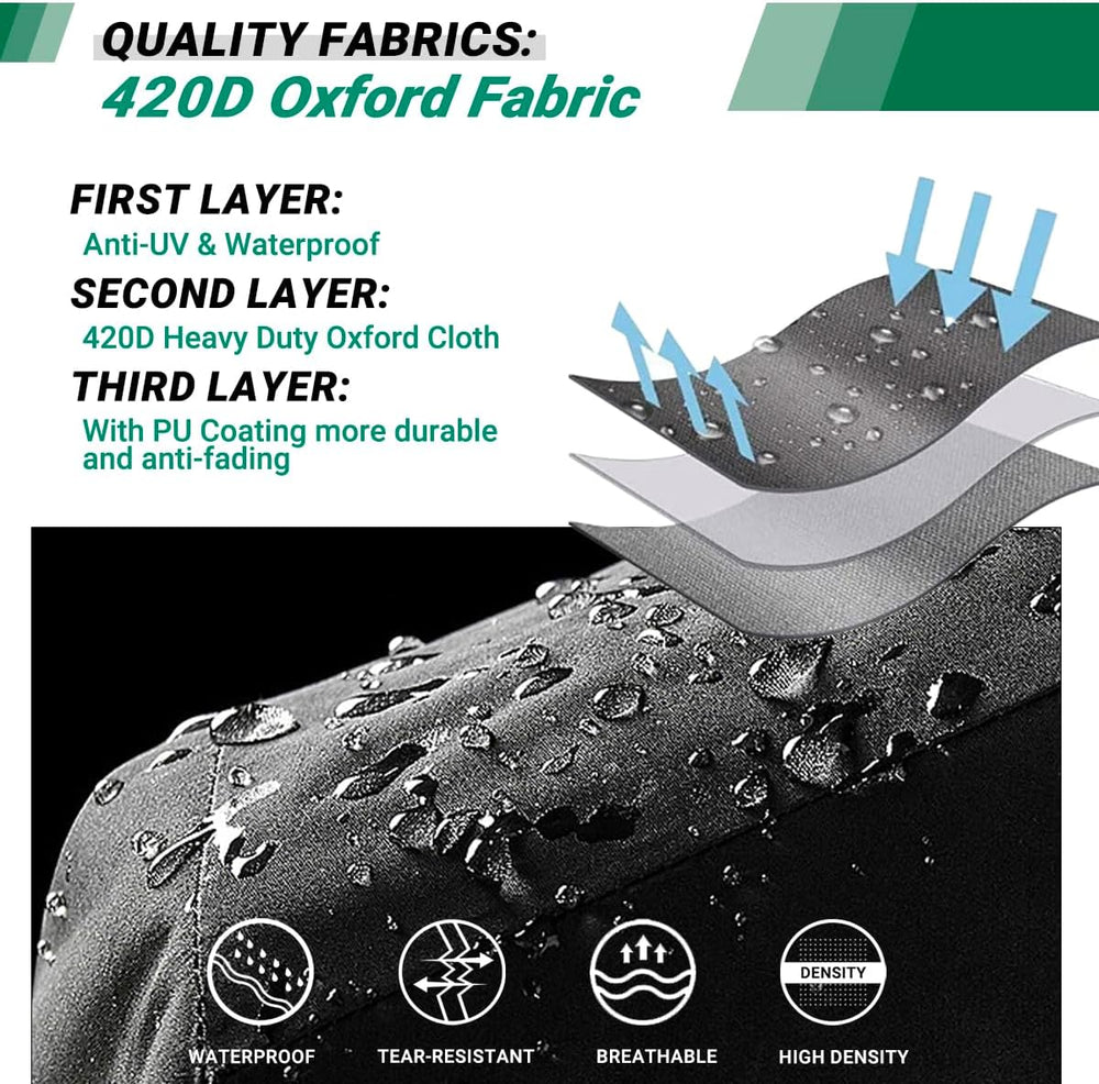 Patio Steel Stand Hammock Chair Cover, 420D Oxford Patio Hanging Chaise Loung...