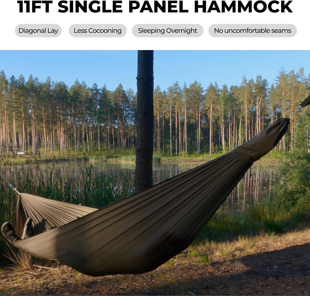 Onewind 11ft Ultralight Camping Hammock for Hiking Backpacking, Blue
