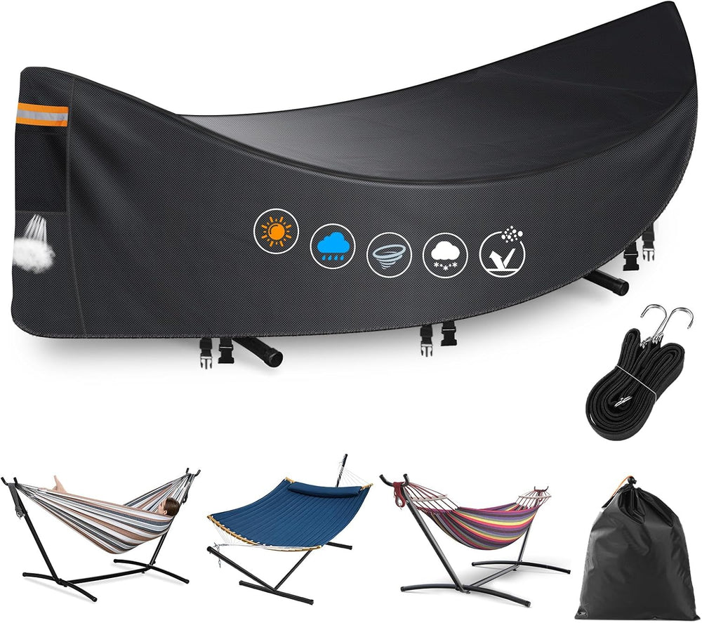 Hammock Cover Waterproof, 420D Stand Covers for Outdoor,Fits for 11-12ft