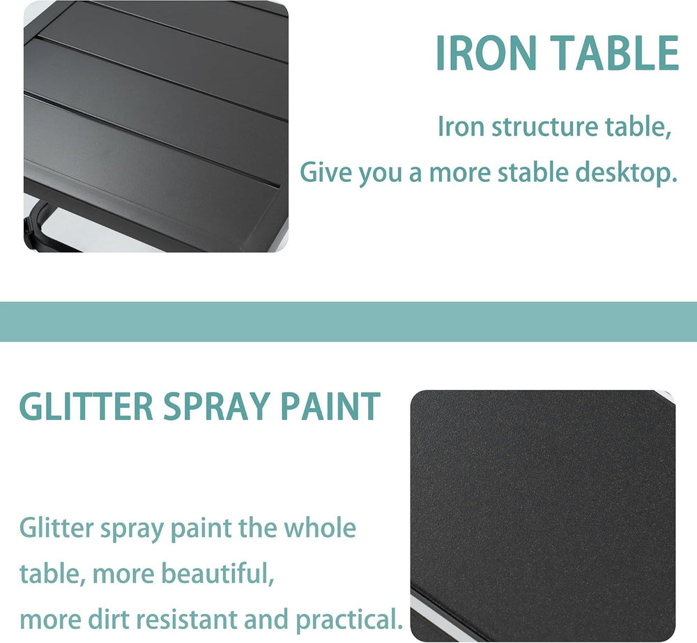 Kozyard 3 Piece Outdoor Rocking Chairs Patio Bistro Set
