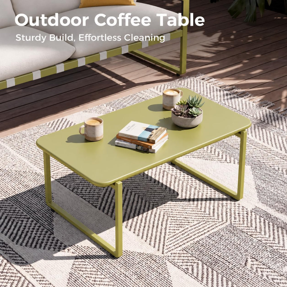 Grand patio 4-Piece Outdoor Furniture Set, Modern Patio Furniture with Soft C...