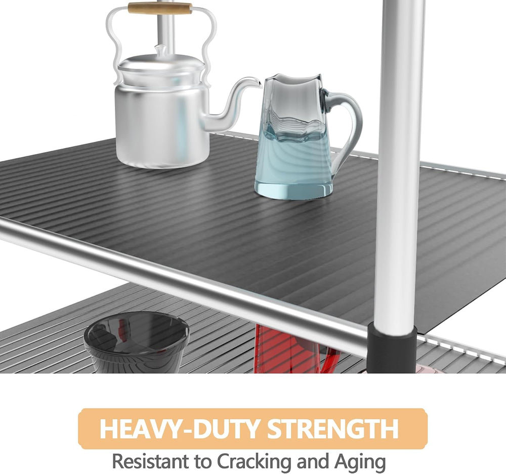 5pcs 14"x30" Plastic Shelf Liners for Wire Shelf Systems