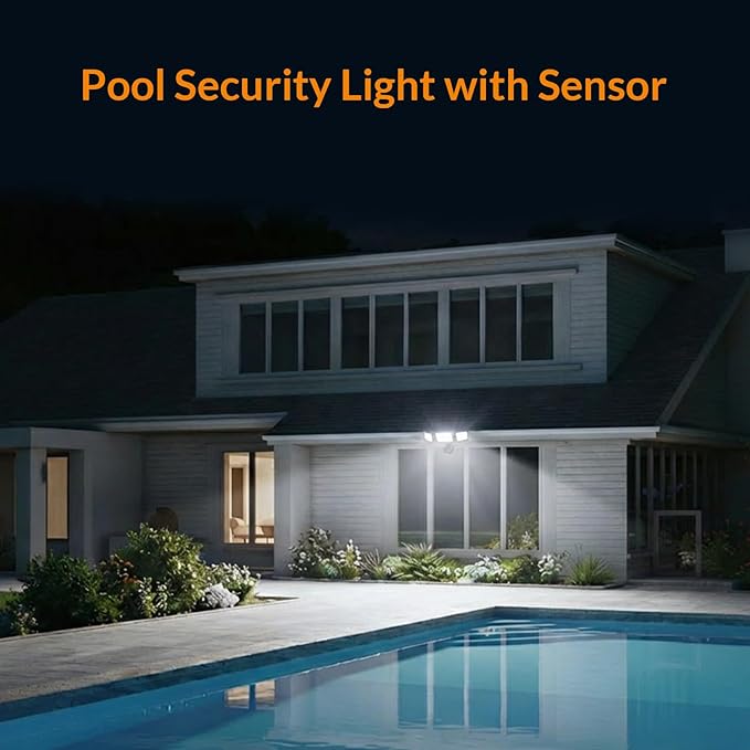 LEPOWER LED Security Light Motion Sensor Light Outdoor, 38W 4200LM Motion Sec...
