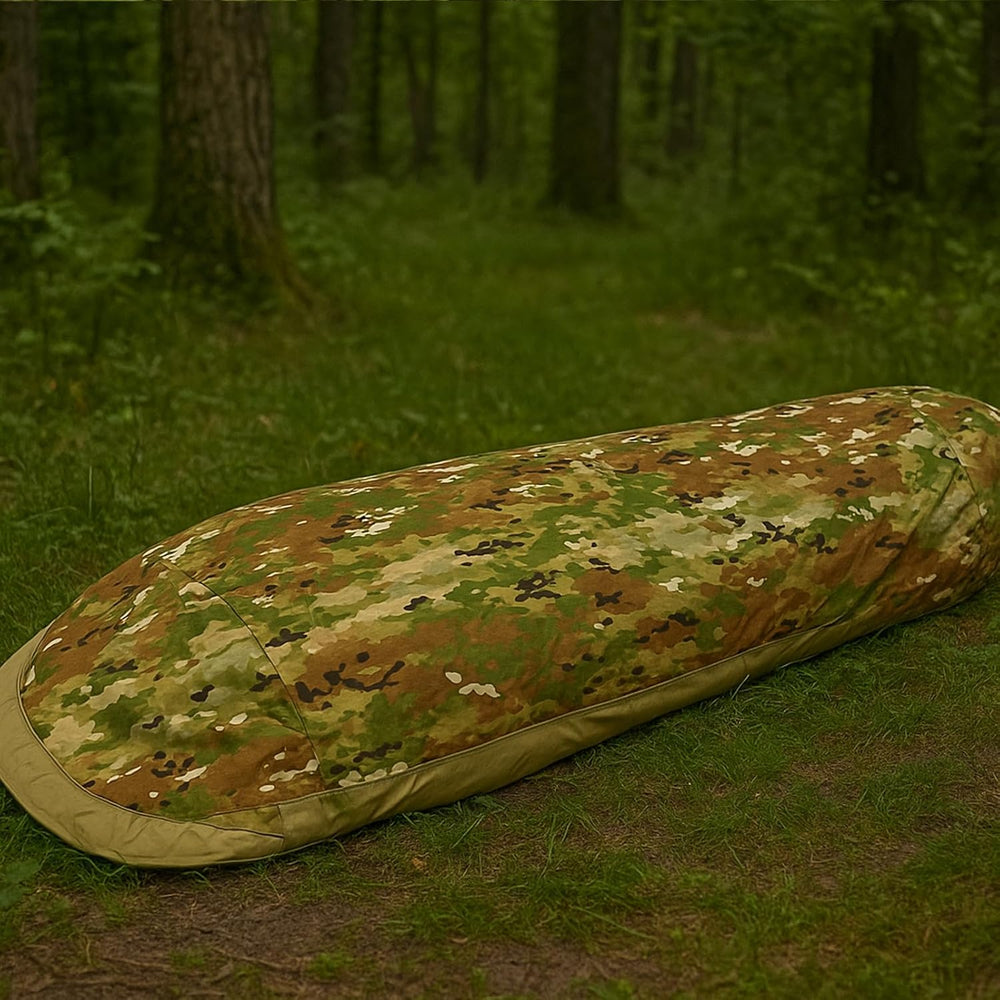 AKMAX Military Bivy Cover Sack Waterproof Sleeping Bag Shell Shelter Coyote