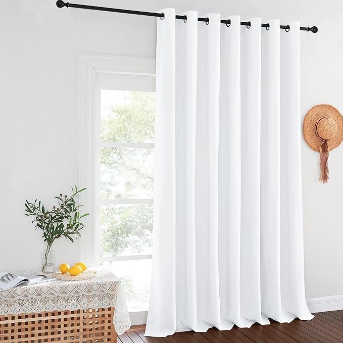 NICETOWN Blackout Patio Curtains 100 x 144 Inches Long for Sliding Door Extra...