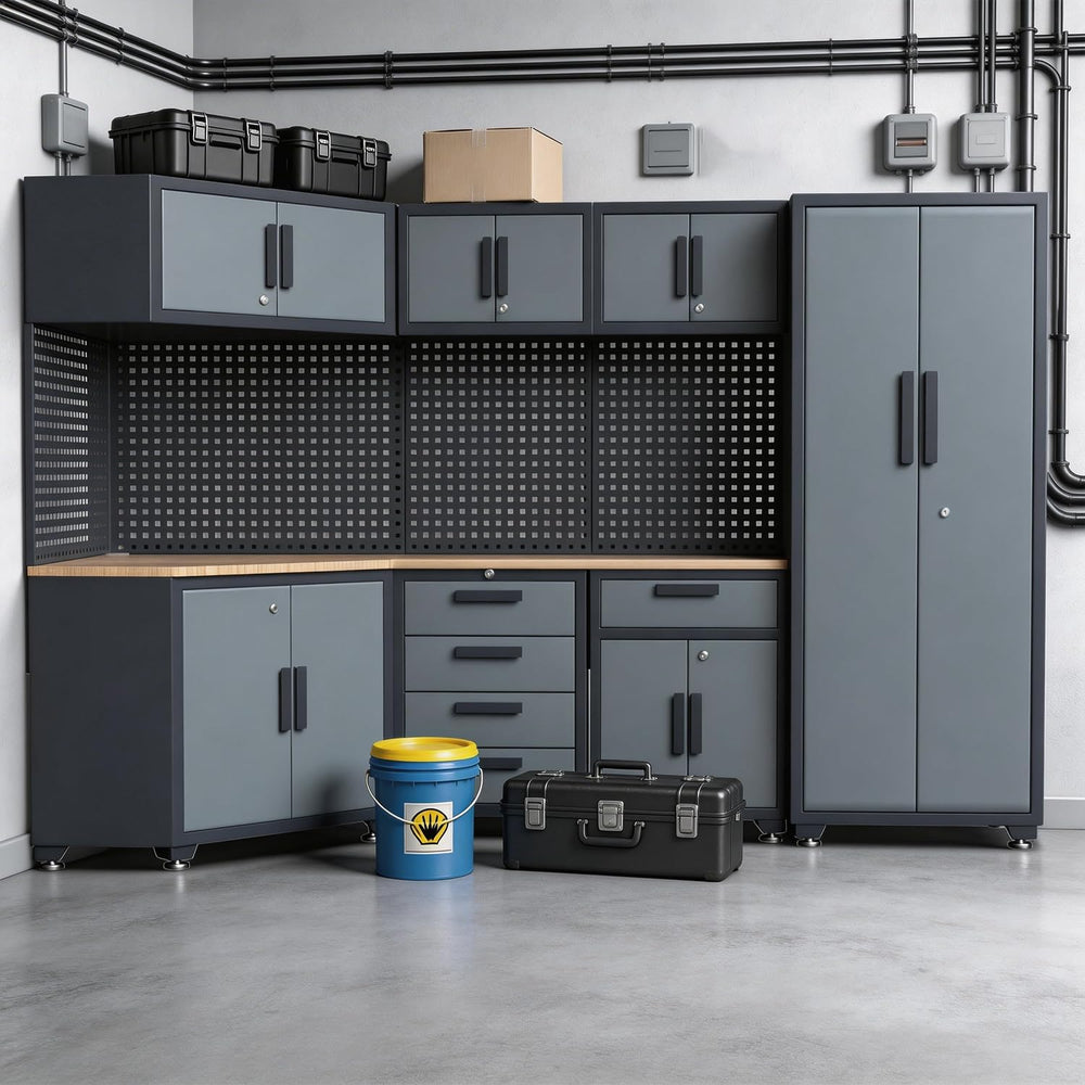 16PCS Garage Storage Cabinet System