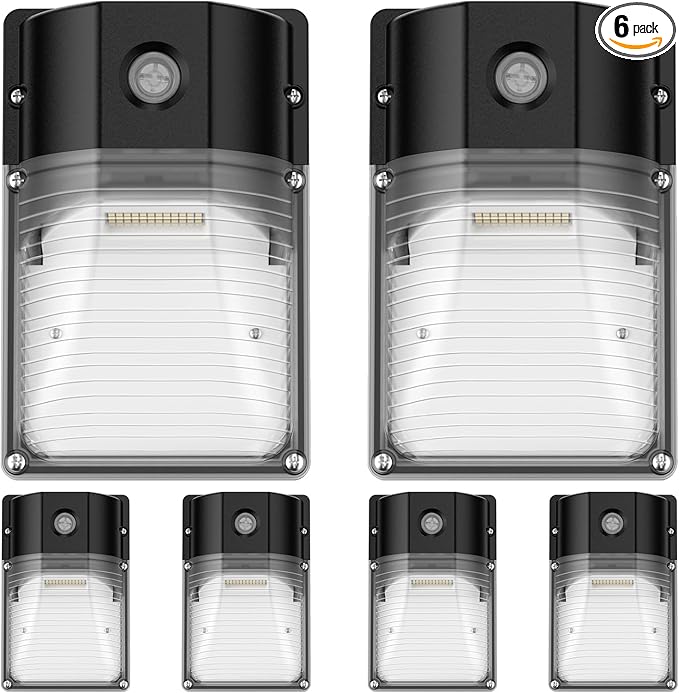 30W LED Wall Pack Light with Dusk to Dawn Sensor, 3600LM, 5000K Daylight, 120...