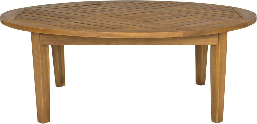 SAFAVIEH Outdoor Danville Wood Coffee Table, Natural PAT6715A