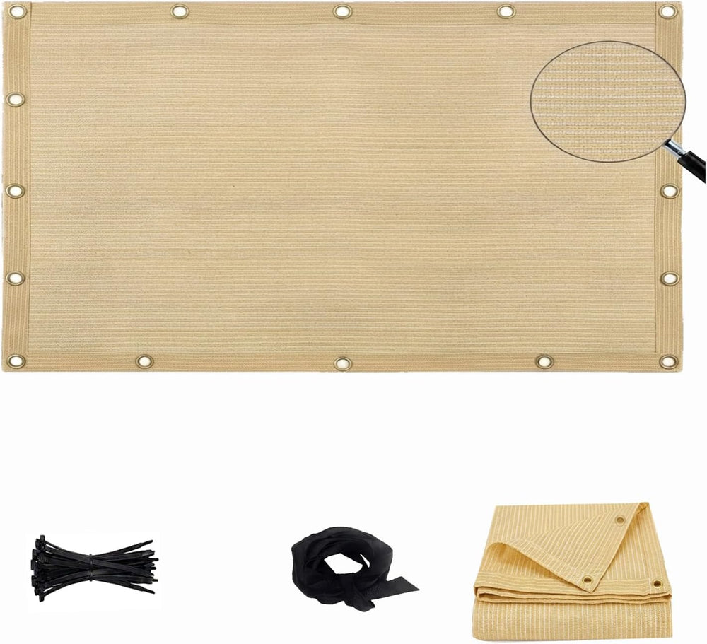 90% Sun Shade Cloth 10x30FT Heavy Duty Shade Cover Grommets
