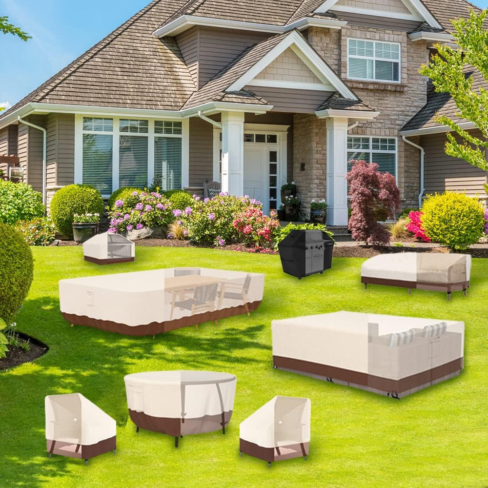 Tuyeho 900D Adirondack Patio Chair Cover 40x37x30 Outdoor Waterproof