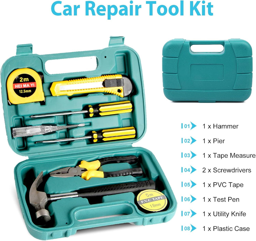 Car Emergency Roadside Tool kit,Road Side Safety Assistance Kit for Women Men...