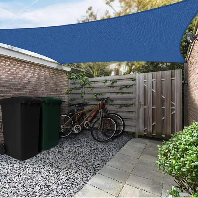 AsterOutdoor Sun Shade Sail Rectangle 16' x 20' UV Block Canopy for P...