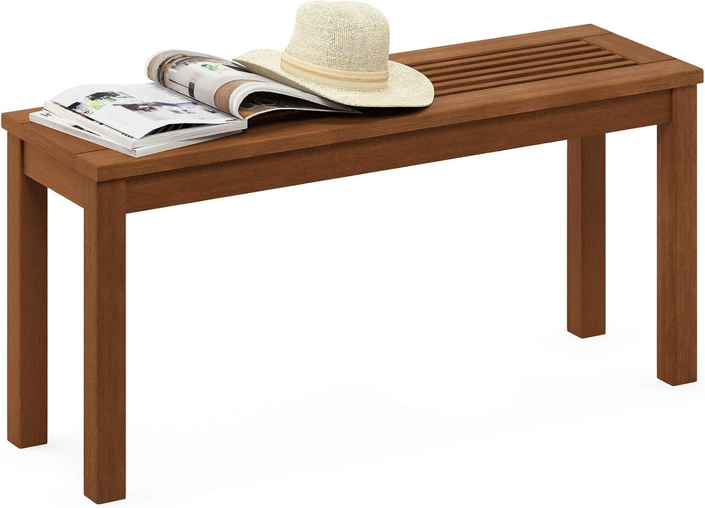 Furinno TIOMAN Outdoor Bench, Promo Backless Garden Bench, for Patio, Garden,...