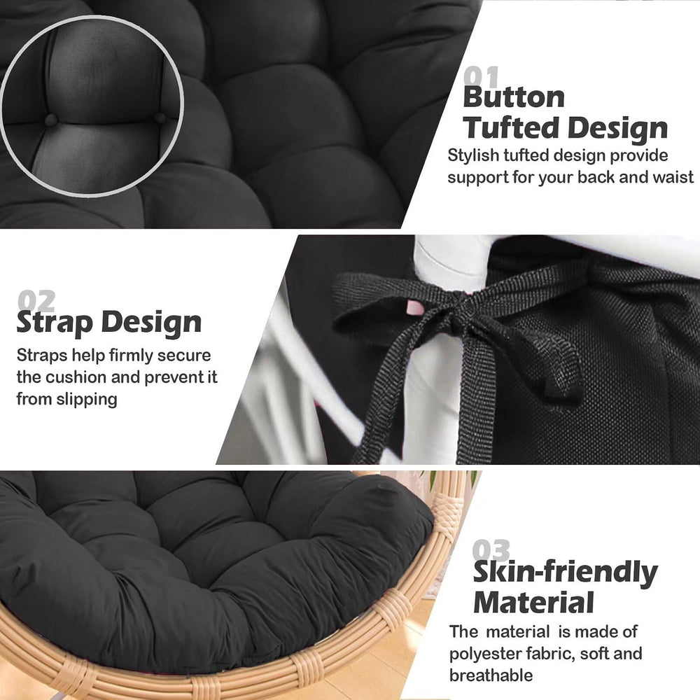 Egg Chair Cushion for Outdoor Patio Swing Hammock Furniture, Waterproof