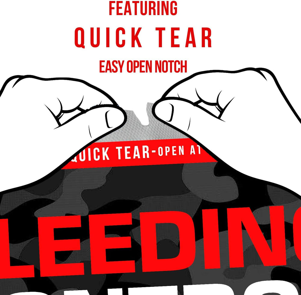 MediTac Basic Bleeding Control Pack Feat. SWAT-T Tourniquet, Emergency Bandag...