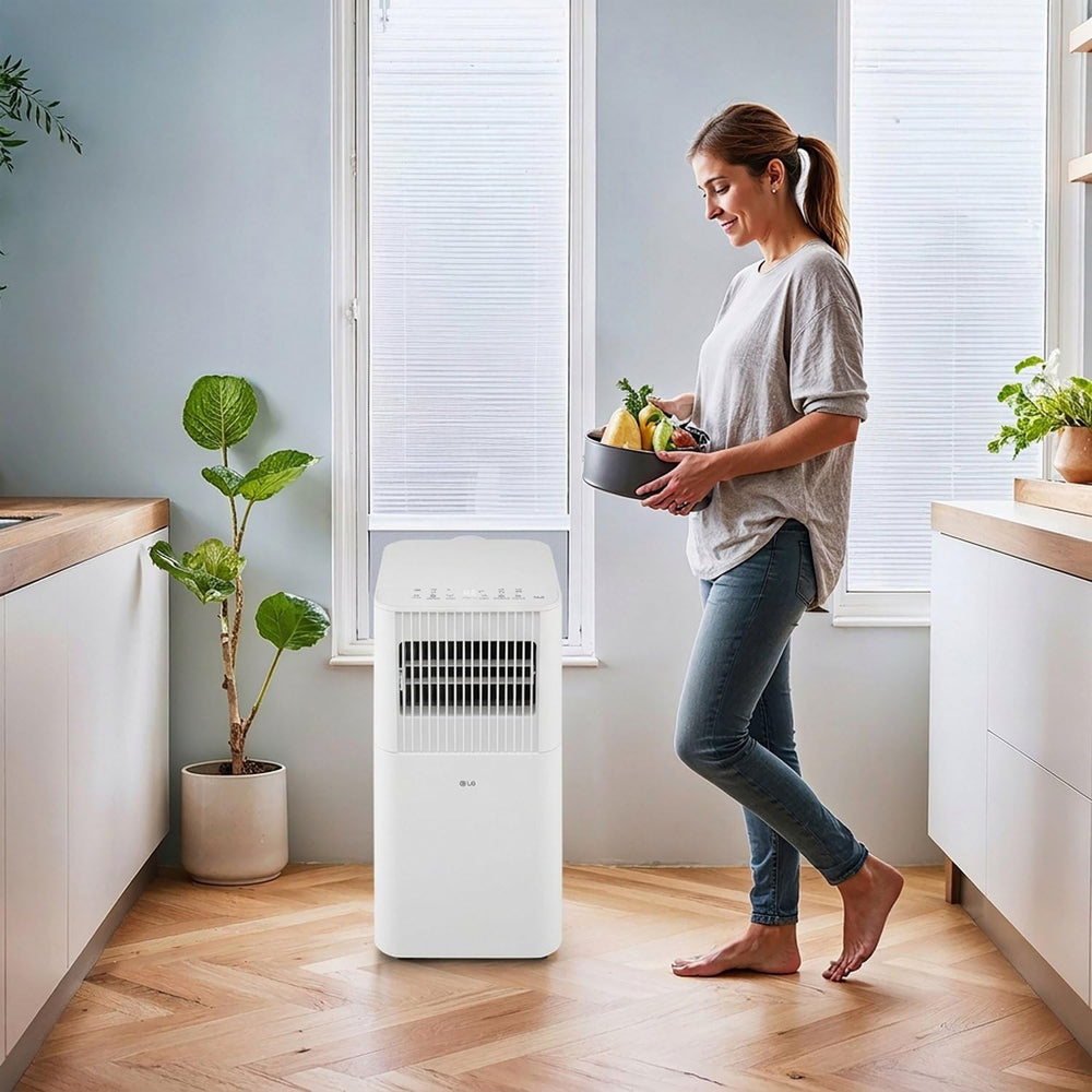 LG 6,000 BTU (DOE) / 8,000 BTU (ASHRAE) Portable AC with Fan and Remote