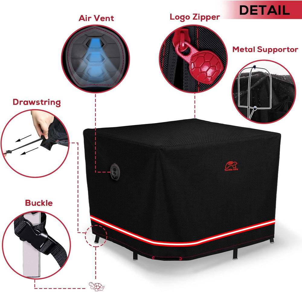 Patio Furniture Sets Cover, Heavy Duty Square Durable Waterproof Outdoor UV R...