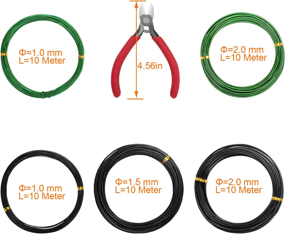 ASelected ASUKVC-2018071415 Tree Training Wires, Green,Black