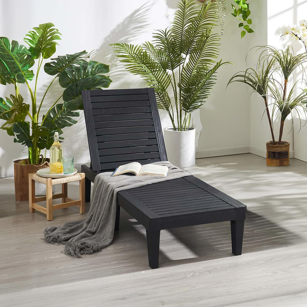 Nestl Patio Lounge Chair Outdoor, Sun Tanning Chair, Chaise Lounge Outdoor