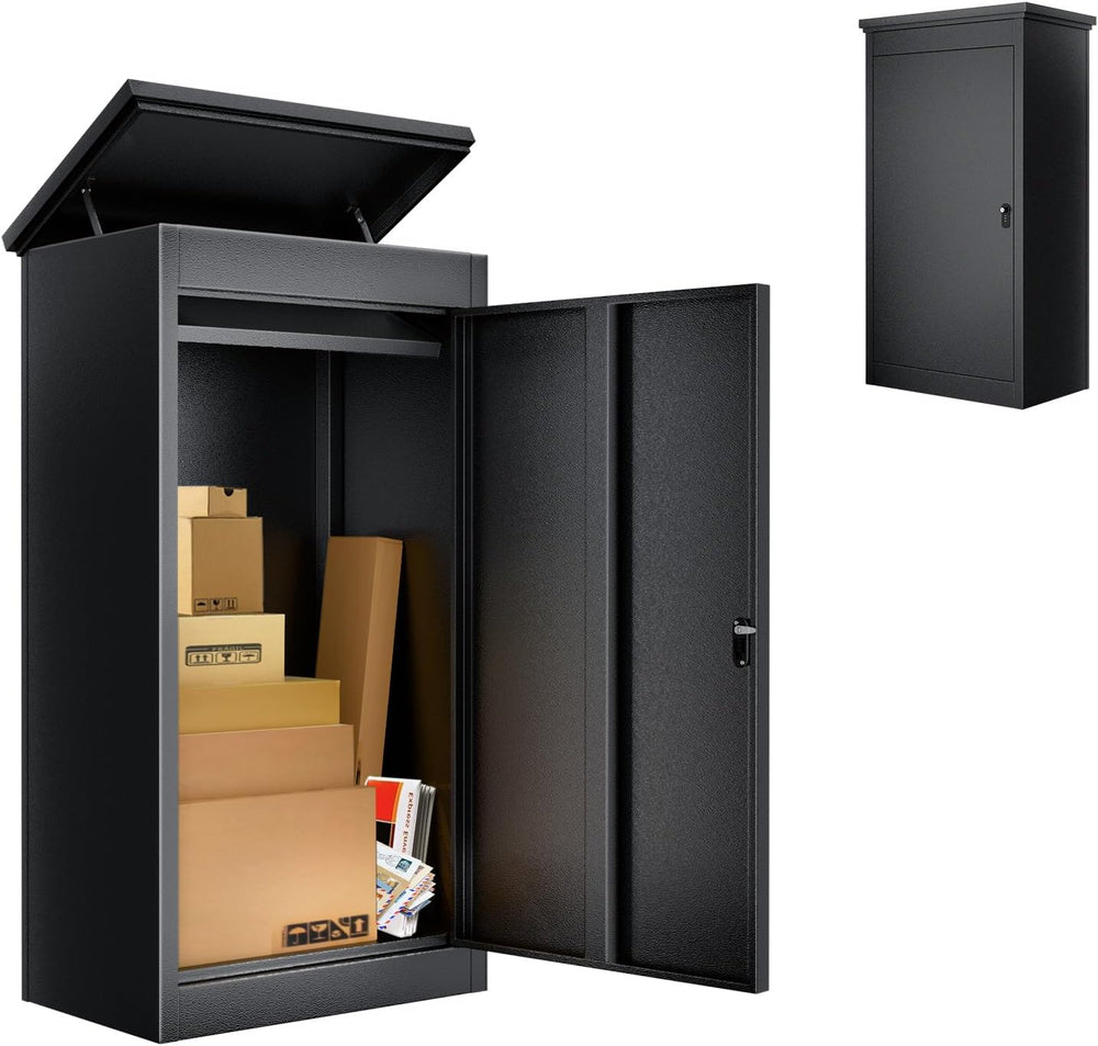 Package Delivery Boxes for Outside, Extra Large Parcel Drop Boxes with Secure...