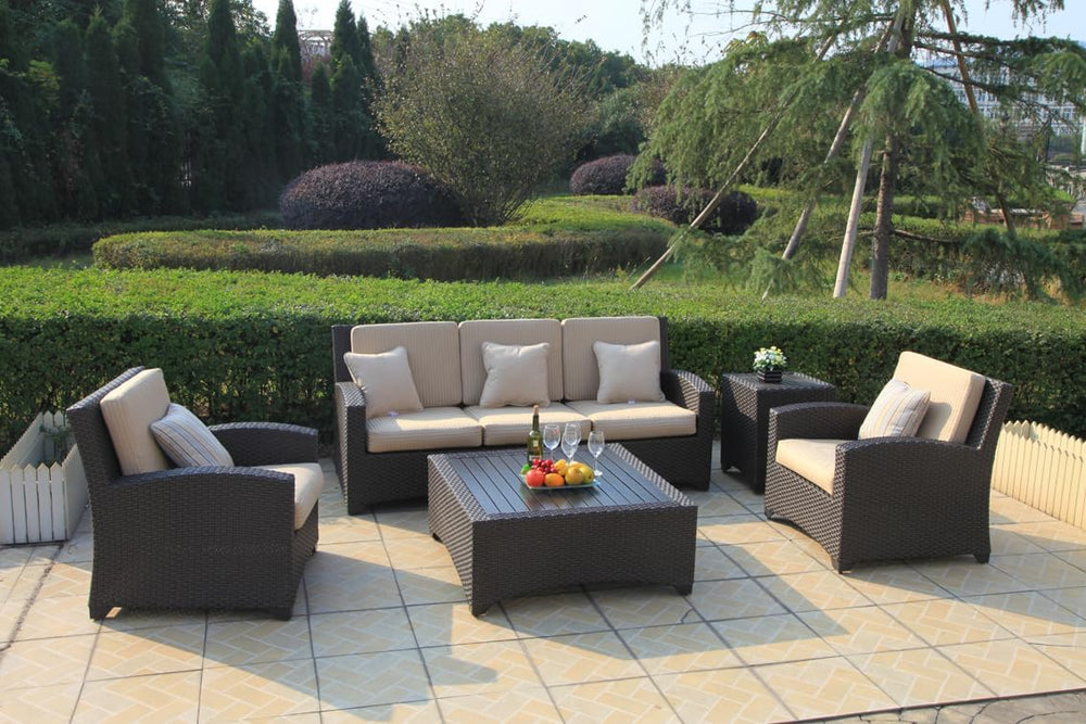 Rutile Heavy Duty Patio Sofa Cover, 100% Waterproof 3-Seater Outdoor Deep Lou...