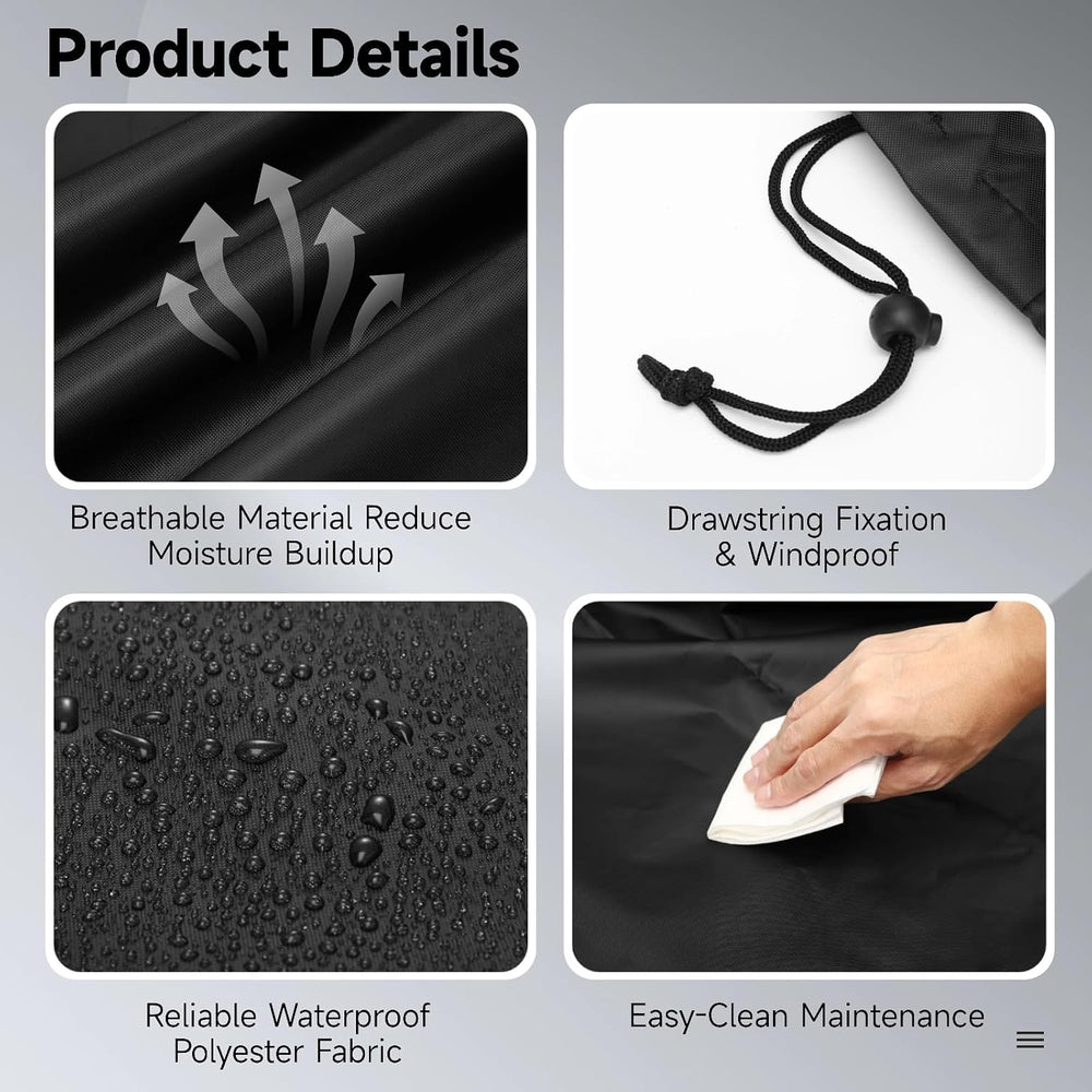 yeesport 420D Heavy-Duty Waterproof Hammock Cover, 112 x 6.7 x 31.5 in