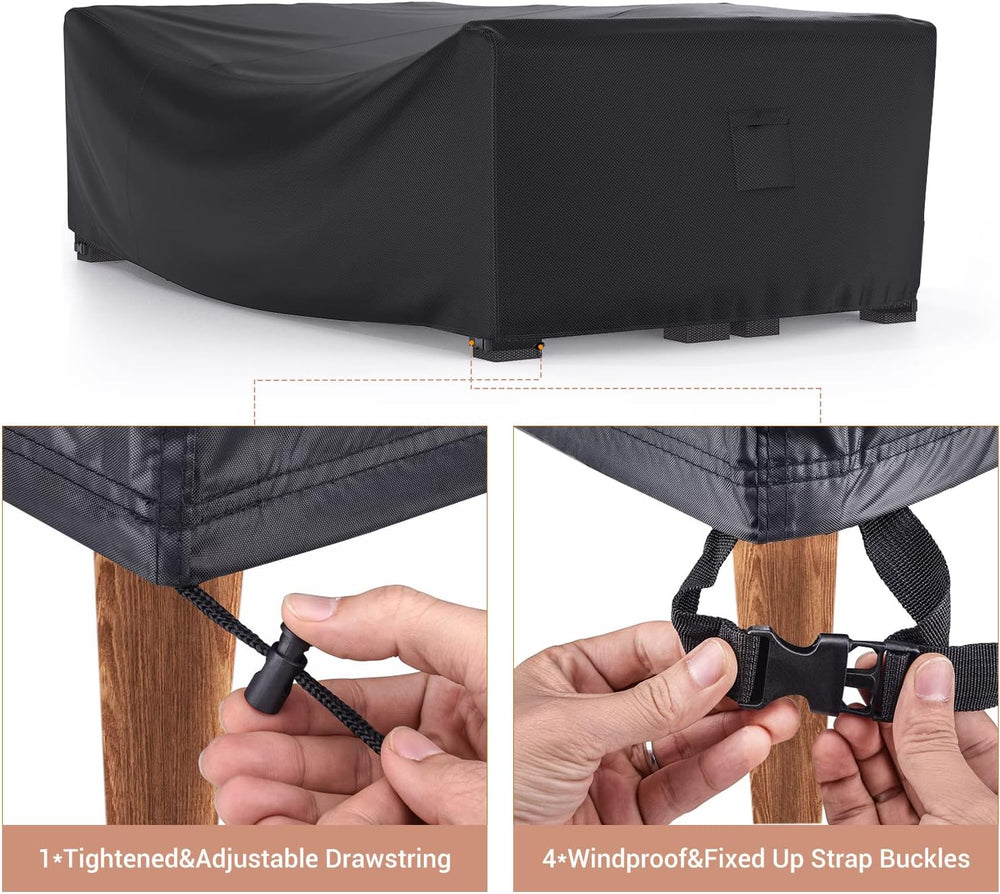 Mrrihand Outdoor Patio Furniture Covers Waterproof 107"Lx81"Wx27.9&...