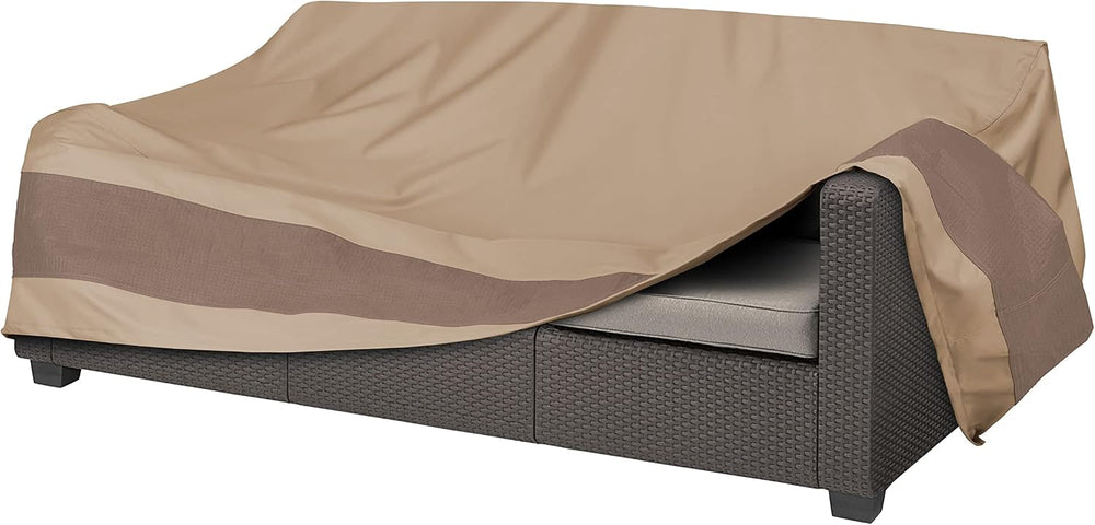 DUCKCOVERS Elegant Water-Resistant 104 Inch Patio Sofa Cover, Patio Furniture...