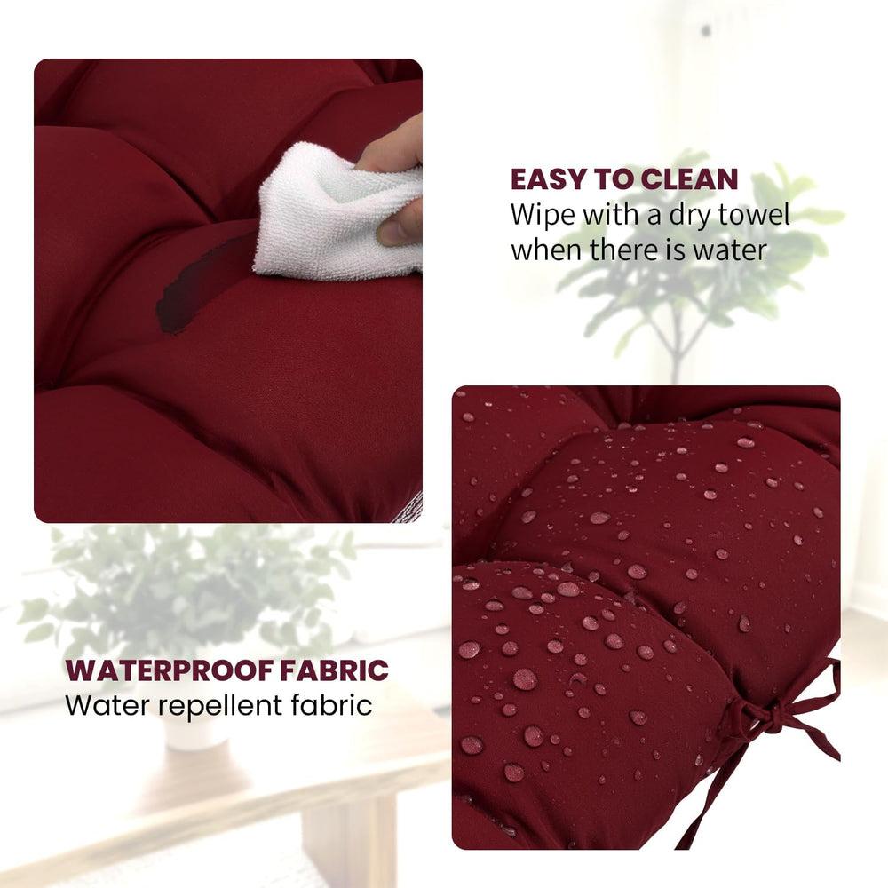 Egg Chair Cushion Replacement Outdoor Hanging Chair Cushion for Patio Furitur...
