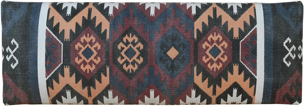 LR Home Upholstered Bench for Bedroom End of Bed |Southwestern Vintage Ottoma...