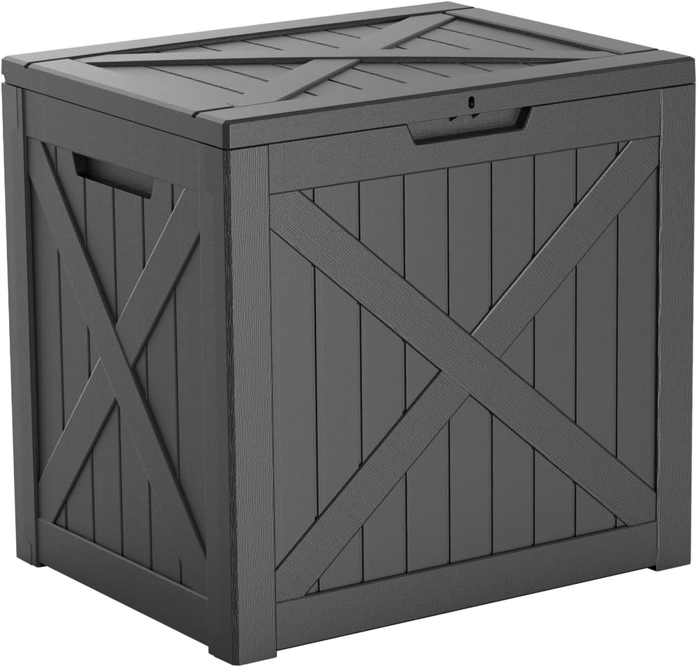32 Gallon X Patten Outdoor Storage Box Weather Resistant UV Protection Waterp...