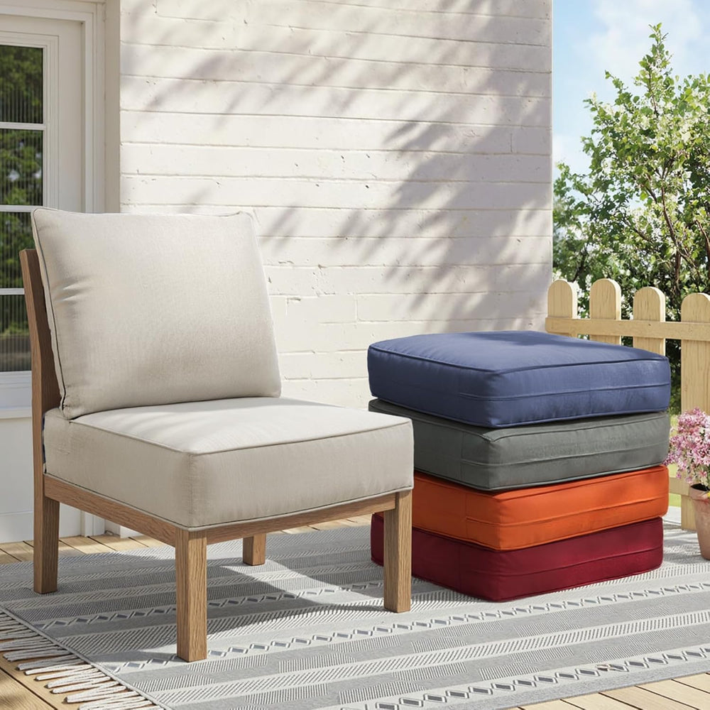 Outdoor Cushion for Patio Furniture - 6" Thick Outdoor Chair Cushions wi...