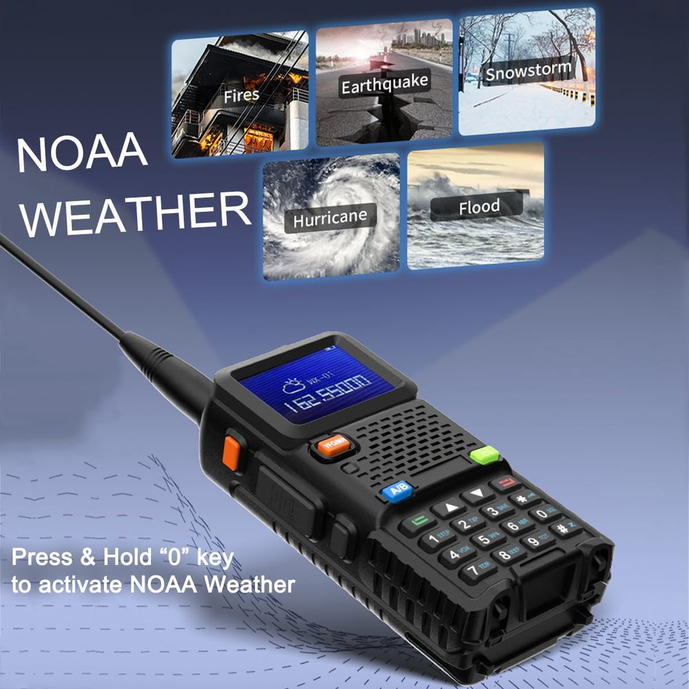BAOFENG 5RM Ham Radio Handheld (Upgraded of UV-5R) Walkie Talkie Long Range