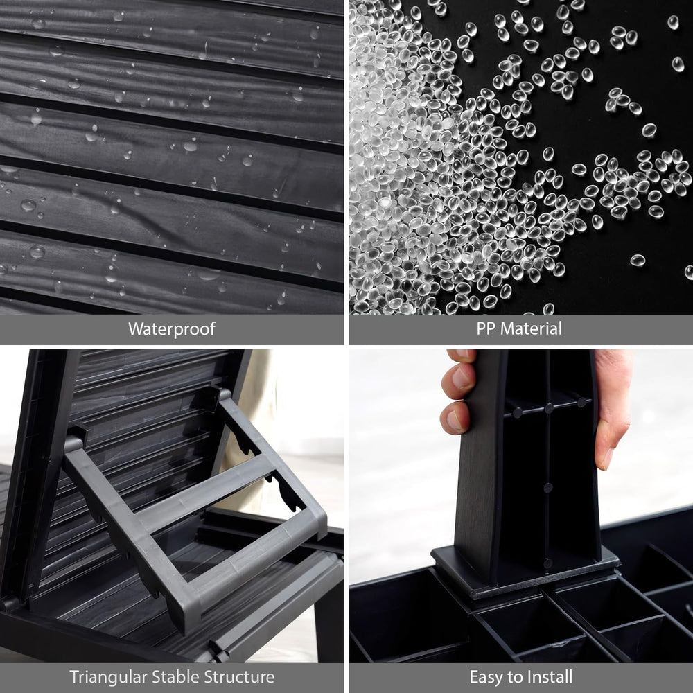 Nestl Patio Lounge Chair Outdoor, Sun Tanning Chair, Chaise Lounge Outdoor
