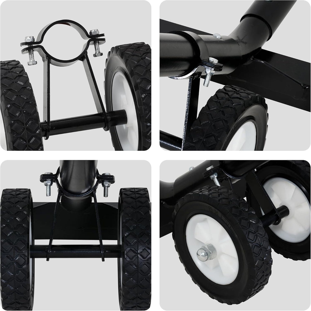 Hammock Wheel Kit for Hammock Stand, Weather Resistant Portable Universal Sta...