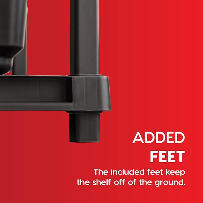 IRIS USA 5-Shelf Extra Heavy Duty Deep Plastic Storage Shelves, 1000lb Capaci...