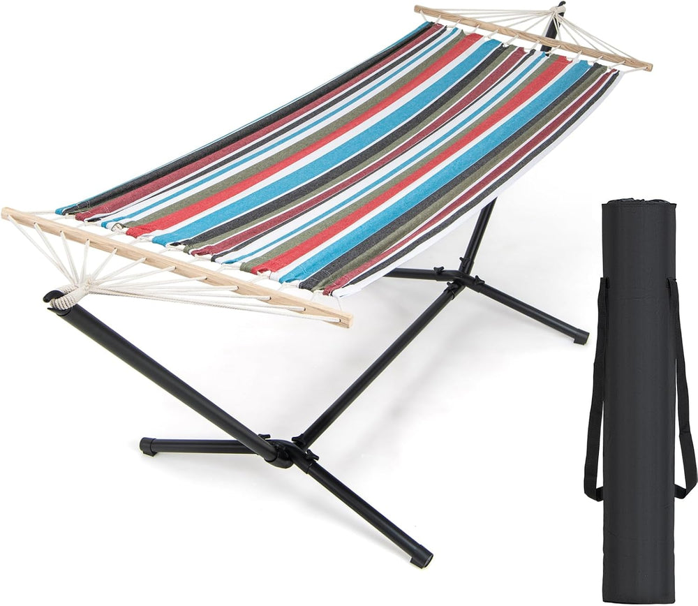Giantex 10.5FT Hammock with Stand, Heavy Duty Stand with Foldable Hammock, Po...