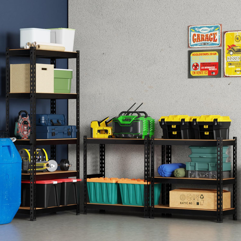 BestOffice 5-Tier Heavy Duty Storage Shelving Unit, 1650 LBS Adjustable Metal...