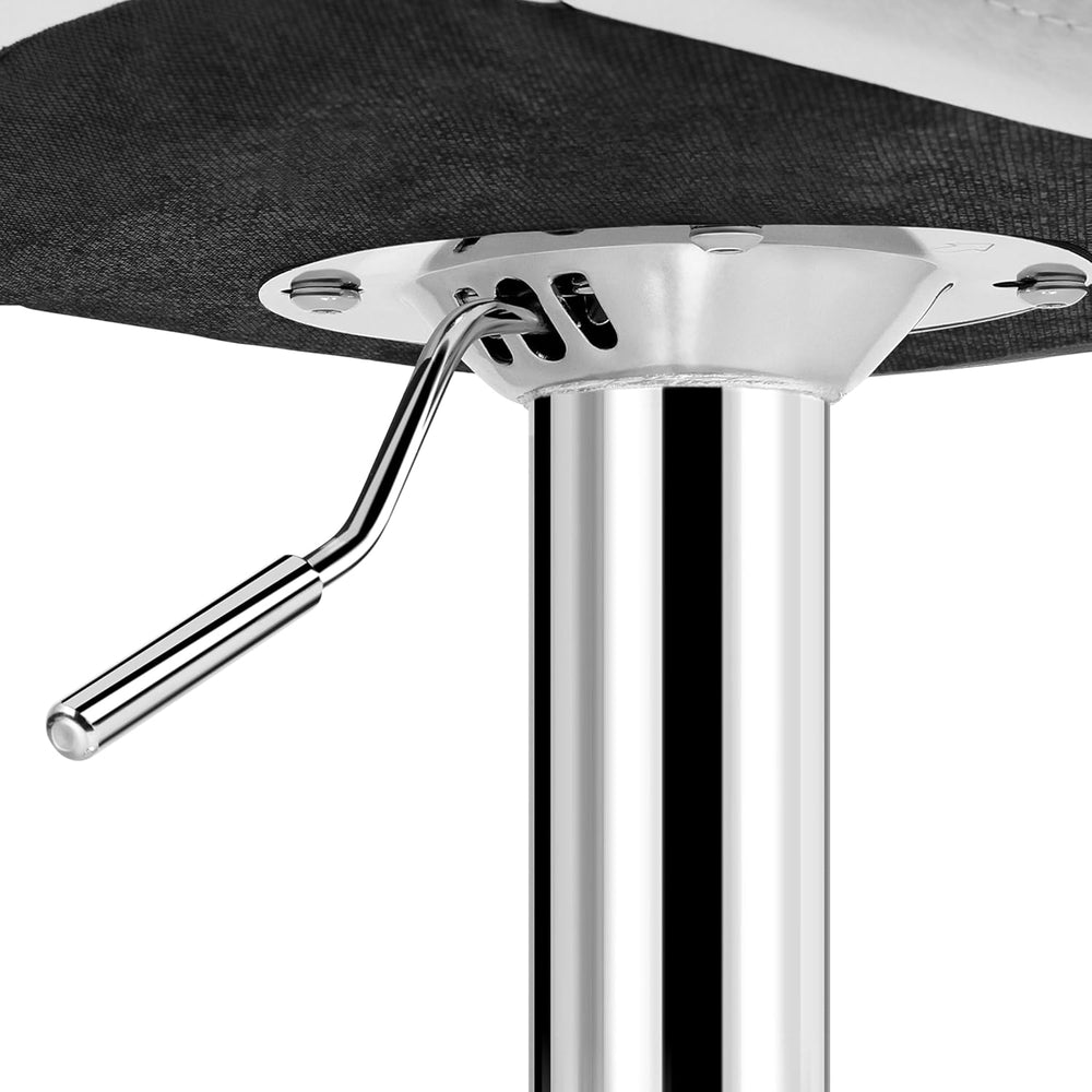 Yaheetech Bar Stools Set of 4 Adjustable Height Swivel Barstools White