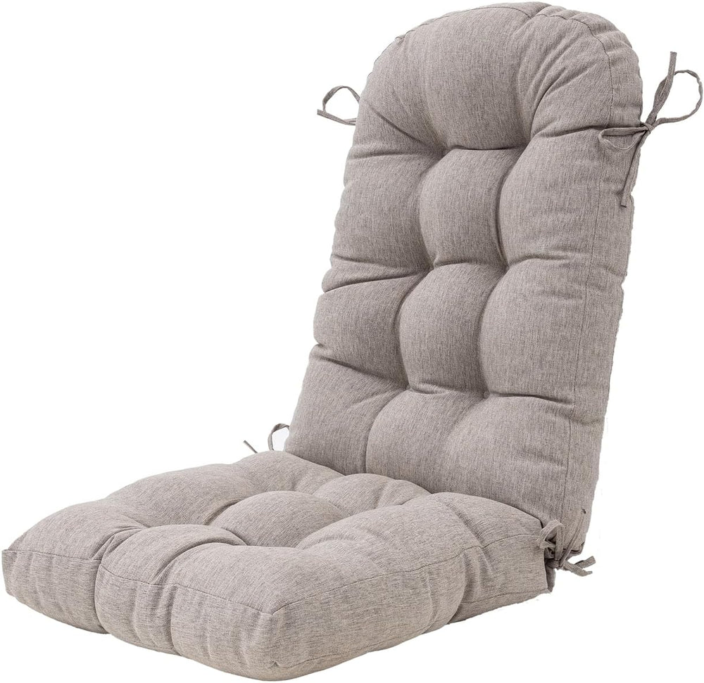 Outdoor Rocking Chair Cushion for Adirondack Chair, High Back Patio Outdoor S...