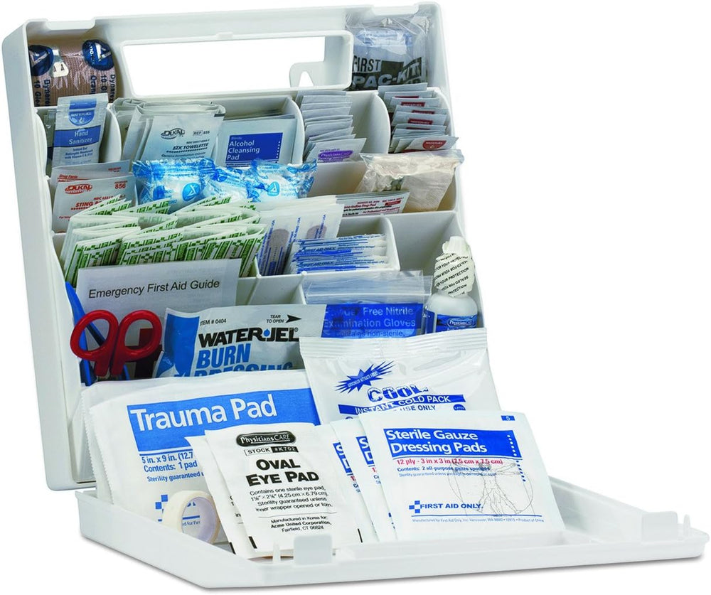 First Aid Only 90639 ANSI A+ 2015 and OSHA Compliant First Aid Kit, 50-Person...