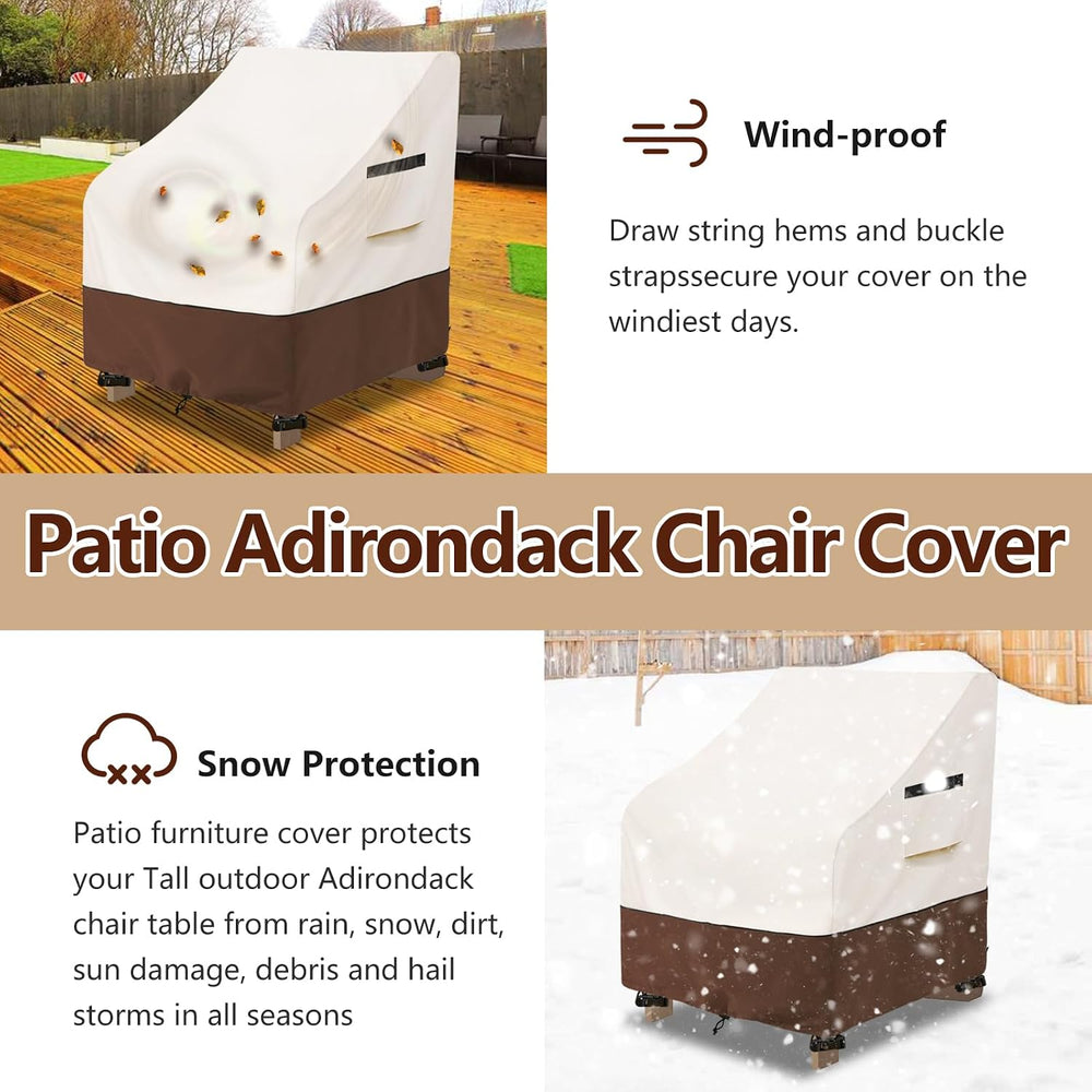 Patio Chair Covers 2 Pack - Waterproof Heavy Duty Patio Furniture Covers for ...
