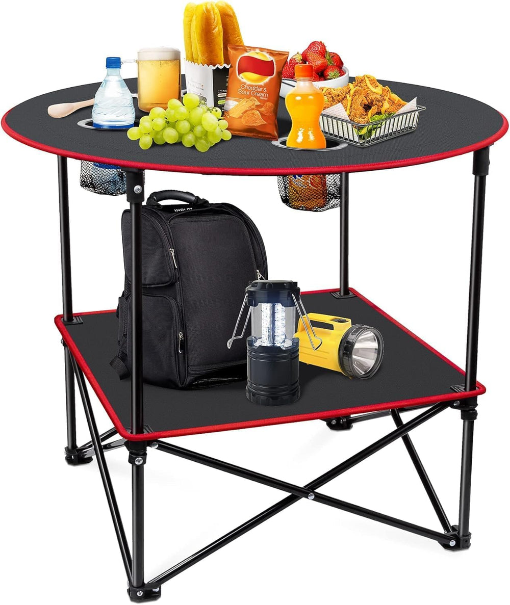 Portable Camping Table Folding Picnic Tables Lightweight Folding Table Waterp...
