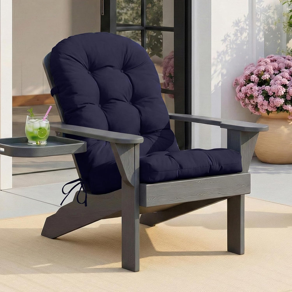 Adirondack Chair Cushion with Non-Slip & Waterproof, 44x19x4 Inch Thick H...