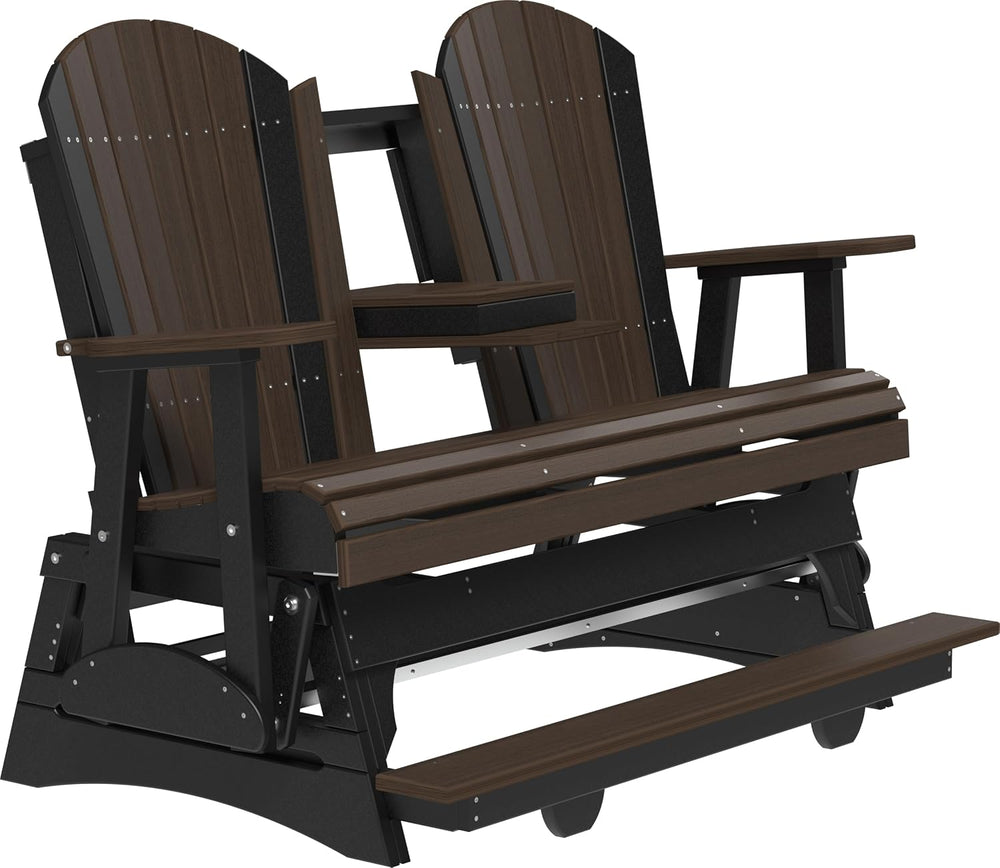 LuxCraft Adirondack Balcony Glider - 5' with Drop Down Console (Brazilian...